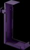 Arozzi | Under-desk | Arena PC Mount AZ-PCMOUNT-PP | Adjustable Height, Width | Purple