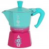 Bialetti Moka Express Squid game, Blue/Pink - 3 cups