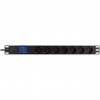 Bluewalker BlueWalker Powerwalker PDU LC-16A 7x CEE 7/3, power supply black, 1 rack unit (IEC C20 input)