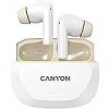 Canyon headset HEXAGON 7 TWS ANC+ENC Wireless Charge White Beige