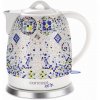 Concept ceramic kettle Arte, White/Marbles