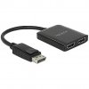 Delock DisplayPort 1.4> 2x HDMI MST splitters, splitters & switches