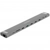Delock USB Type-C Slim Docking Station 4K (gray, HDMI / USB 3.2 Gen 1 / LAN / SD / PD 3.0)