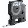 DYMO label printer tape D1 9mmx7m, black/clear