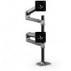 Ergotron LX Dual Stacking Arm, Tall Pole, up to 40"
