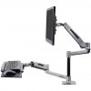 Ergotron WorkFit-LX Sit-Stand Desk Mount System with Keyboard Tray, up to 42"