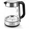 ETA Crystela, Stainless steel/Black