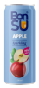 Gāzēts atspirdzinošs ābolu sulas dzēriens BONSU, 330 ml (DEP)