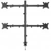 Gembird Adjustable desk 4-display mounting arm, 13-32"