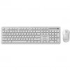 Gembird Klaviatūra un pele Gembird Desktop set Slim Pro Business wireless US White