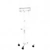 Gembird TV SET ACC FLOOR STAND 32-55"/CASTER WH TVS-55T-03-W
