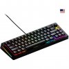 Glorious GMMK 3 HE 65 % Custom Gaming-Tastatur - Pre-Built, ANSI (US), Fox HE Switches, schwarz