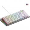 Glorious GMMK 3 Pro 75 % Custom Gaming-Tastatur - Pre-Built, ANSI (US), Fox Switches, silber