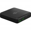 Goobay USB-C multiport desktop charger, PD, GaN, 100 watts, black, 2x USB-C, 2x USB-A, Power Delivery, QuickCharge 3.0