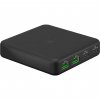 Goobay USB-C multiport desktop charger, PD, GaN, 65 watts, black, 2x USB-C, 2x USB-A, Power Delivery, QuickCharge 3.0