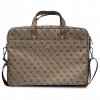 Guess Saffiano 4G Triangle Logo Computer Bag 16” brązowy