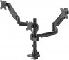Hama 220909 uchwyt do monitora sprężyna gazowa, 3 ramiona, 13"-32", czarny