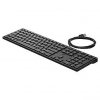 Hewlett Packard 320K USB Wired Keyboard - Black - US ENG
