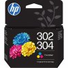 Hewlett Packard HP 302/304 TRI-COLOR ORIGINAL INK CRTG