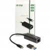 Inter-Tech USB adapter Argus IT-732, USB-C plug > RJ-45 socket (black, 10/100/1,000/2,500 Mbit/s)