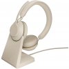 Jabra Evolve2 65 USB-C Beige UC Chrg stand Stereo