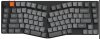 Keychron Klawiatura gamingowa Keychron K15M Gateron Low Profile MX Brown 2.0 bezprzewodowa mechaniczna podświetlana szaro-czarna