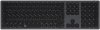 Keysonic KSK-8023BTRF Tastatur (DE) [Full-Size Aluminium Tastatur, Bluetooth® & RF, für Win & macOS]