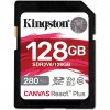 Kingston SDXC 128GB Canvas React Plus SDXC UHS-II 280R/100W U3 V60
