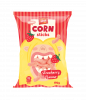 Kukurūzas nūjiņas Oho Ar zemeņu garšu 170g
