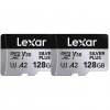 Lexar 128GB microSDXC Professional SILVER Plus UHS-I A2 V30 U3 4K- 2 szt.