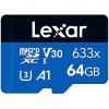 Lexar 633x, microSDXC, 64GB, UHS-I, U3, V30