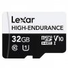 Lexar High Endurance, microSDHC, 32GB
