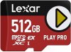 Lexar Memory card microSDHX PLAY PRO 512GB EXPRESS 7.1 900MB/s