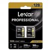 Lexar Professional 1800x 2Pack, SDXC, 128GB, UHS-II, U3, V60