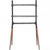 Logilink TV stand 49-70 inches with walnut wooden legs