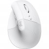 Logitech Lift Vertical Ergonomic, off white - Wireless