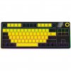 Lorgar KBP70TKLW, Wireless TKL Mechanical Gaming Pro, Black/yellow, EN