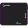 Lorgar Main 313, Gaming mouse pad, High-speed surface, Purple anti-slip rubber base, size: 360mm x 300mm x 3mm, weight 0.195kg
