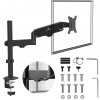 Maclean monitor mount, gas spring, 17"-32", 2-10kg, black, MC-135