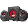 Mars Gaming MSX Bluetooth Audio System 2.1 Speakers with Subwoofer / USB / MicroSD / AUX / Radio / Black