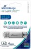 MediaRange combo memory stick 64 GB (silver/transparent, USB-A 3.2 Gen 1, USB-C 3.2 Gen 1)