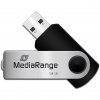 MediaRange Flexi-Drive 128 GB (black/silver, USB-A 2.0)