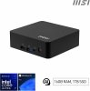 MSI Cubi NUC AI+ 3MG-003EU WIN11PRO/Core Ultra 7 355/16GB/1TB/UHD/Black