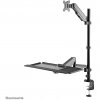 Newstar Desk mounted sit-stand workstation, 17-32"