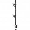 Newstar Vertical dual monitor desk mount, 10-32"