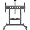 Onkron Mobile TV Stand Rolling TV Cart for 50 to 100-Inch Screens up to 120 kg, black