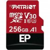 Patriot microSDXC, 256GB, Class 10, UHS-I, U3, V30