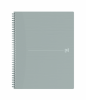 Piezīmju grāmatiņa ar spirāli OXFORD ORIGINS, A4+, 70 lapas, 90 gsm, rūtiņu