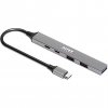Port Connect | USB-C Hub with 4 USB ports, 1X USB-C, 100W