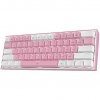 Redragon K617 Fizz RGB, White/Pink